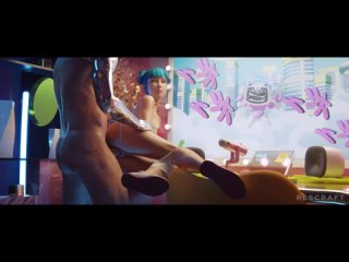 cyberpunk 2077 blue moon - sex scene compilation - part 2 - giant cock 4k 60fps